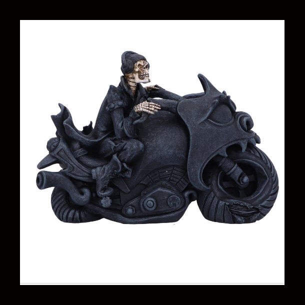 Rebel Rider Skeleton Biker Figurine 19cm