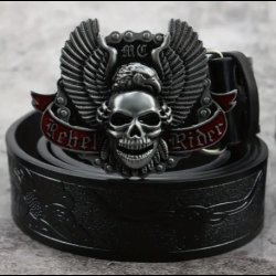 Rebel Rider Skull Belt