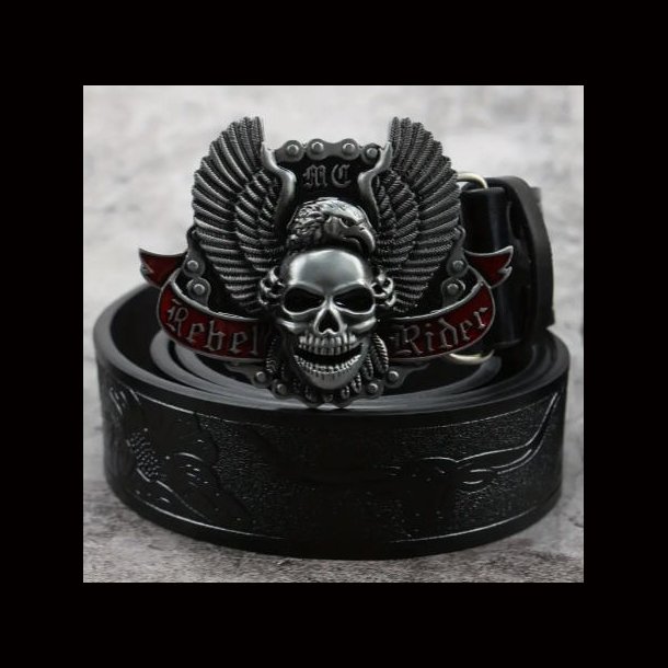Rebel Rider Skull Belt