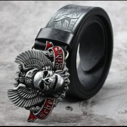 Rebel Rider Skull Belt