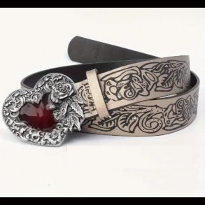 Red Heart Gothic Women Belt