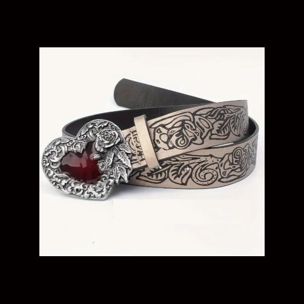 Red Heart Gothic Women Belt