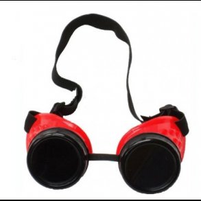 Red Steampunk Goggles