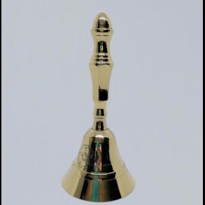 Ritual bell made of brass with pentagram Ritual bell made of solid brass with engraved pentagram. Be
