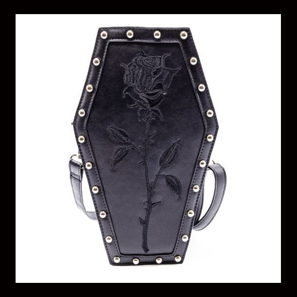 Rose Coffin Bag by Heartless