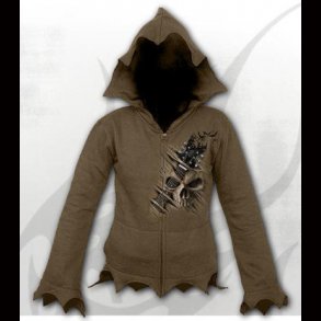 Night Riffs Zig Zag Hem Hoody