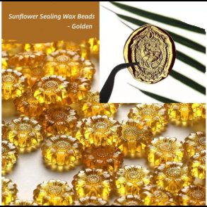 Sealing Wax Beads Sunflower,