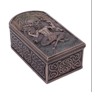 Secrets of Cernunnos Horned God Trinket Box
