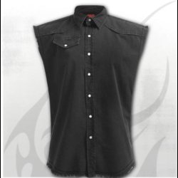 See No Evil - Sleeveless Stone Washed Worker