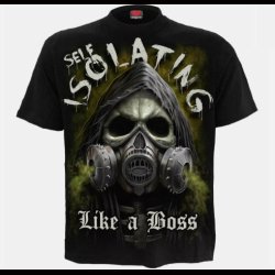 Self Isolation short sleeve T shirt from Spiral Direct