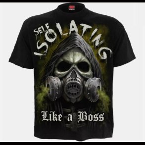 Self Isolation short sleeve T shirt from Spiral Direct