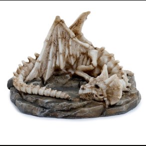 Shadows of Darkness Sleeping Bones Dragon Skeleton Tea Light Candle Holder