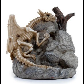 Shadows of Darkness Sleeping Bones Dragon Skull Backflow Incense Burner
