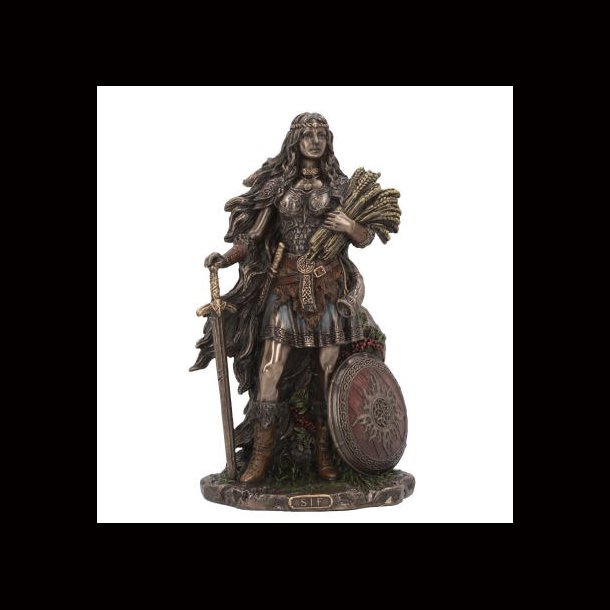 Sif Goddess of Earth and Family Bronze Figurine 