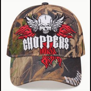 Skull Embroidered Baseball Cap