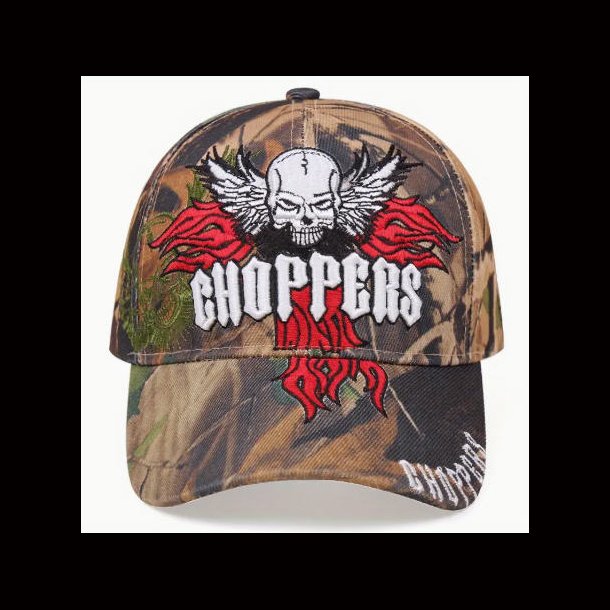 Skull Embroidered Baseball Cap