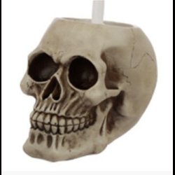 Skull Head Toilet Brush
