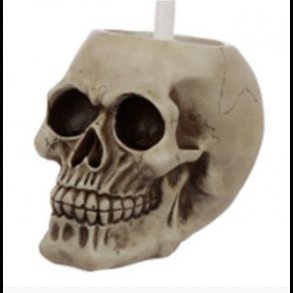 Skull Head Toilet Brush