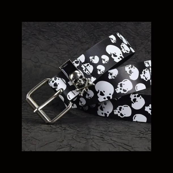 Skull Print Ladies Belt