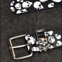Skull Print Ladies Belt