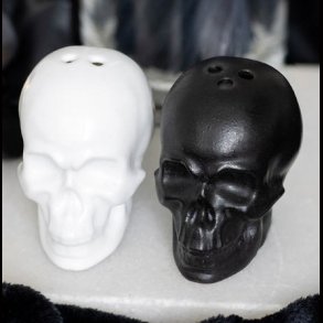 Skull Salt and Pepper Shakers