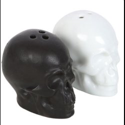 Skull Salt and Pepper Shakers