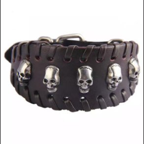 Skull Studded Wristband