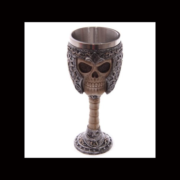 Skull Warrior Gothic Goblet