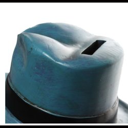 Skull Wearing Glasses and Trilby Hat Money Box