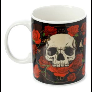 Skulls & Roses Porcelain Mug