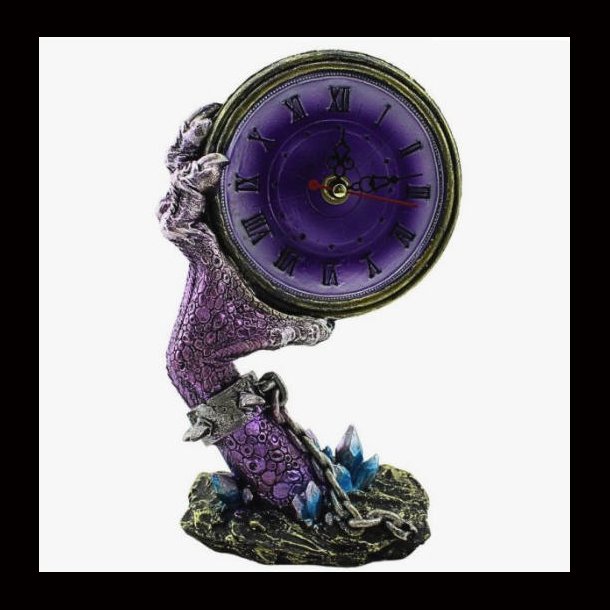 Slave to Time Chained Dragon Claw Clock 25cm