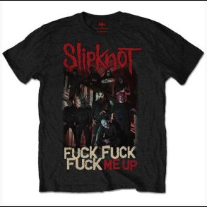 Slipknot Unisex T Shirt 'Fuck Me Up' design