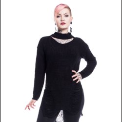 Slit Neck Ladies Decay Jumper from Vixxsin