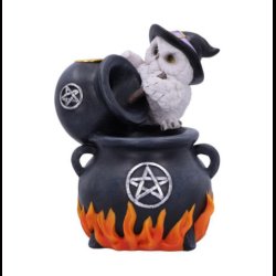 Snowy Brew Backflow Incense Burner 17cm