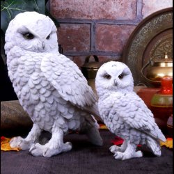 Snowy Watch Large White Owl Ornament 20cm
