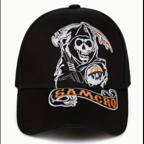 Sons Of Anarchy Ghost Baseball Cap