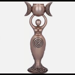 Spiral Goddess Candle Holder