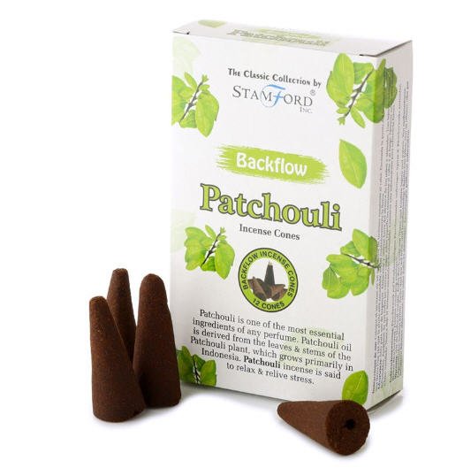 Stamford Backflow Incense Cones Patchouli Røgelse, olier og