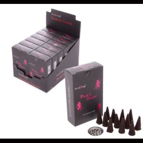 Stamford Black Incense Cones - Pixie Dance