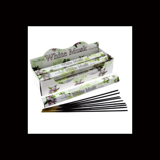Stamford Premium Hex Incense Sticks White Musk