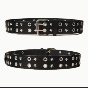 Star & Ring Stud Ladies Belt