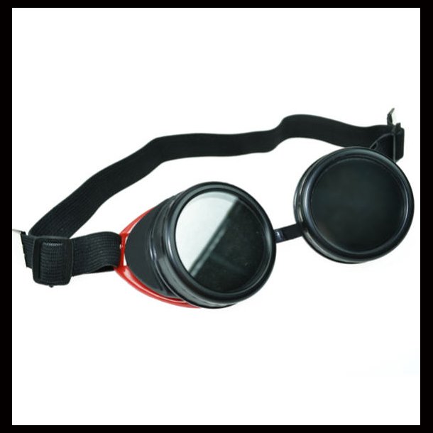 Steampunk Goggles Red