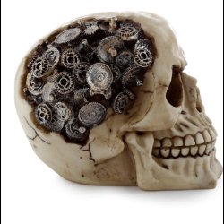 Steampunk Style Skull with Cogs &amp; Gears