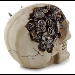 Steampunk Style Skull with Cogs &amp; Gears