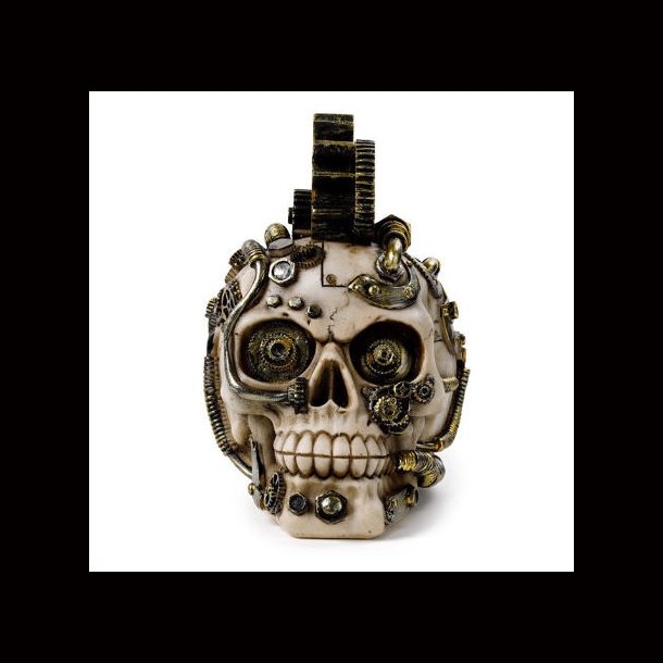 Steampunk Style Skull with Cogs &amp; Springs