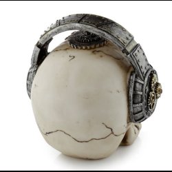 Steampunk Style Skull with Headphones