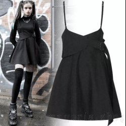 Sweet Sinner - skater skirt by Punk Rave