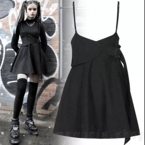 Sweet Sinner - skater skirt by Punk Rave