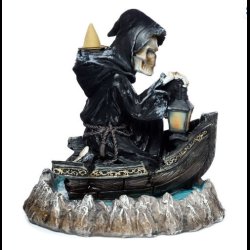 The Reaper Boatman of Death Backflow Incense Burner