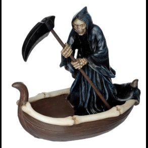 The Reaper Ferryman of Death with Scythe